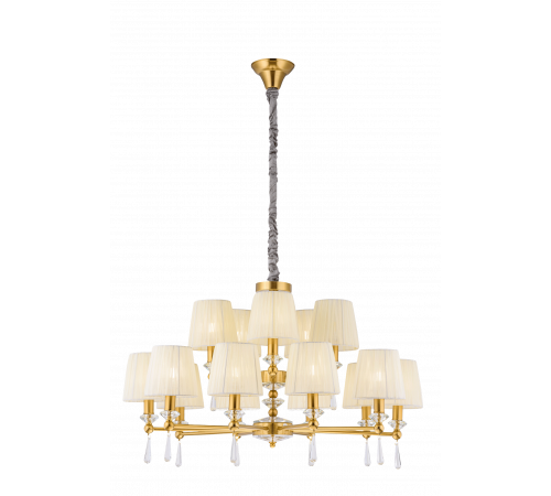 8902/10+5LT BRASS (1) Люстра (NW)