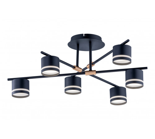 CL-YUMI-R001-GX53*6 BK (1) Люстра NW #