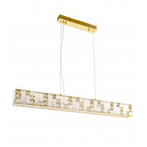 6029E/36W GOLD+CLEAR (1) Люстра NW