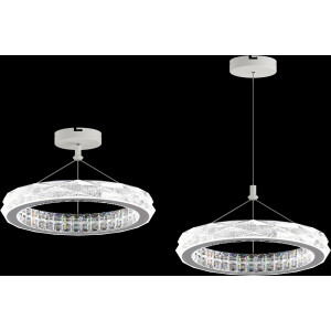 1001-500P WH+CR (1) Люстра RL