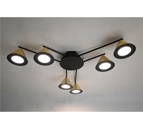 PRD-C 0075B-6 BK+GD (1) Люстра RL