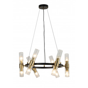 74785/12R BLACK+COPPER (1) Люстра (RL) #