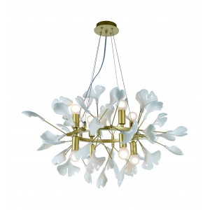 5746A/8 SPRAY PAINT BRASS+WHITE (1) Люстра NW