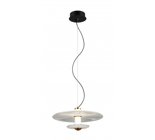 8443MDM-2M BK+GD BLACK+CLEAR (1) Люстра NW