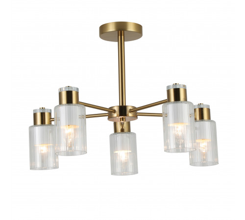 74589/5 ANTIQUE BRASS+WHITE (1) Люстра (RL)