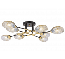 40255MD/8 MBK+AB (1) Люстра (NW)