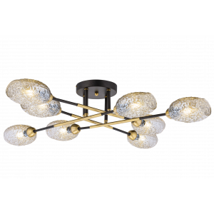 40255MD/8 MBK+AB (1) Люстра (NW)