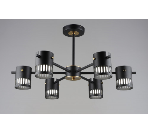 6674/6 BK+COP (1) Люстра (RL) #