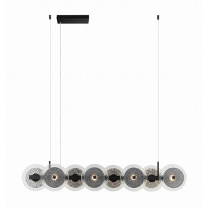 7033MD-1200SB/CL+SE BLACK METAL (1) Люстра (NW) #