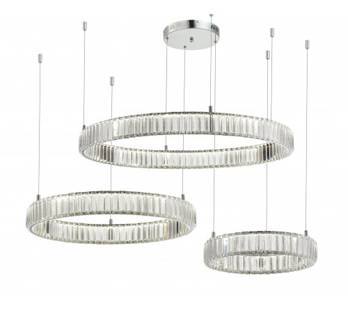 2107A-DW-40+60+80 CHROME (1) Люстра NW #