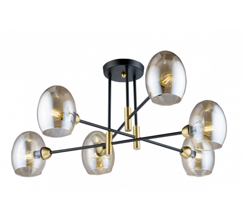 39717MD/6 MBK+AB (1) Люстра NW