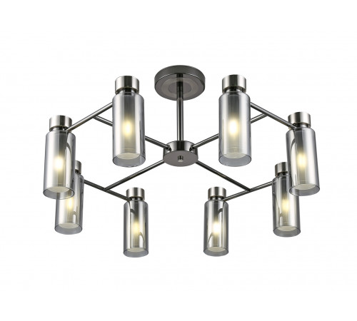 74338/8 PEARL BLACK+SAND NICKEL (1) Люстра (RL)