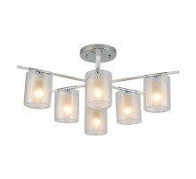 07389/6 CHROME+WHITE (1) Люстра (RL) #