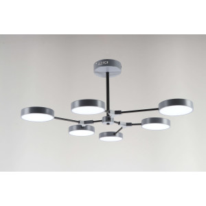 18045STD/6 GY+BK (1) Люстра NW #