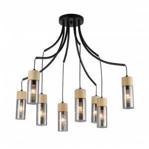 74803/8 BLACK+WOOD (1) Люстра RL