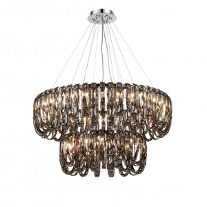 NW087-ф1000+600*H450(1200)SM CHROME (1) Люстра NW