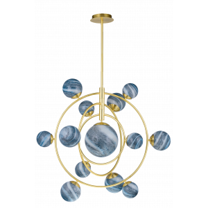 1585L-MD-12+1 SATIN GOLDEN (1) Люстра NW