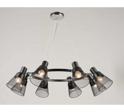 2500/8 BK+CH (1) Люстра (RL) #