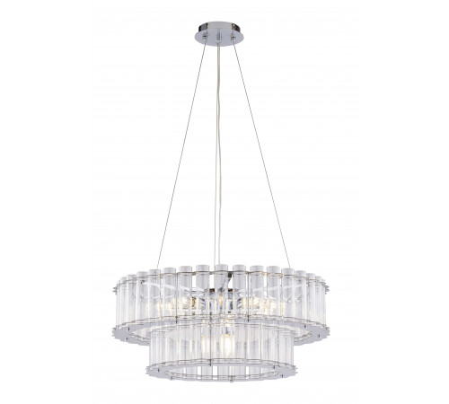 5760R/9+3 CHROME+CLEAR (1) Люстра NW