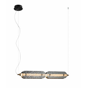 8375MDM-4S SG BLACK+SMOKY GRAY (1) Люстра NW