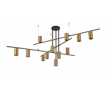 9001-DW/12 BLACK+BRASS (1) Светильник (NW)