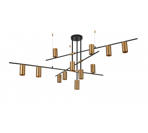 9001-DW/12 BLACK+BRASS (1) Светильник (NW)