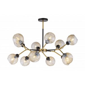 40268MD/12 MBK+AB (1) Люстра (NW)