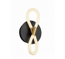 8376MBM-1 BK+GD BLACK+WHITE (1) Настенный светильник NW