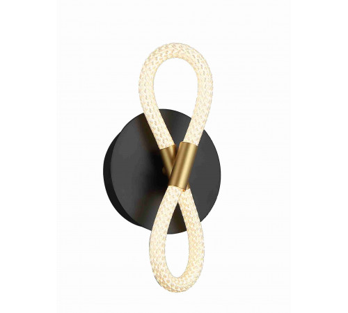 8376MBM-1 BK+GD BLACK+WHITE (1) Настенный светильник NW