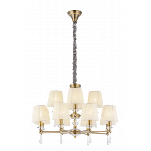 8902/8+4BR BRONZE (1) Люстра (NW)