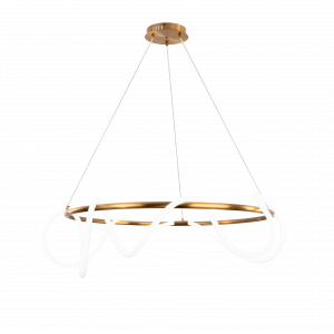 KT871-DW-100 BRASS (1) Люстра (NW)