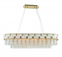 5860P/10 PLATING BRASS+CLEAR (1) Люстра NW