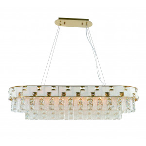 5860P/10 PLATING BRASS+CLEAR (1) Люстра NW