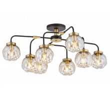 40345MD/8 MBK+AB (1) Люстра (NW)