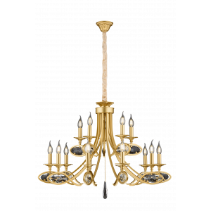 1870/10+5 BRS CP (1) Люстра NW