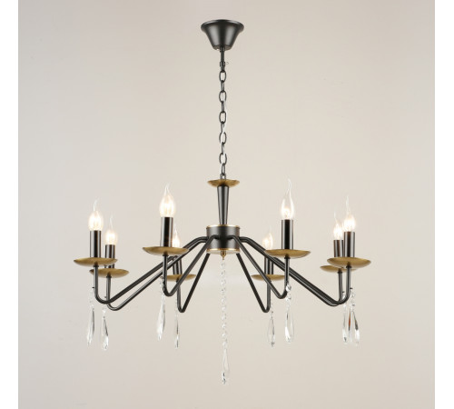 6810/8 BK+COP (1) Люстра RL