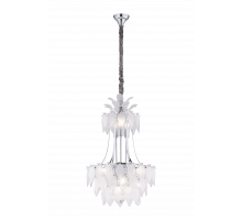 8775/12L-CR CHROME+WHITE (1) Люстра (NW)