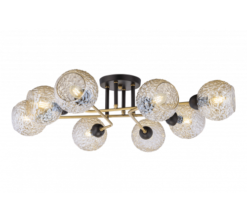 40259MD/8 MBK+AB (1) Люстра (NW)