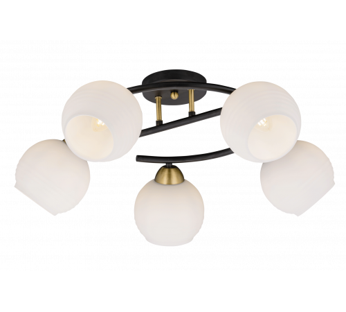 40296MD/5B MBK+AB (1) Люстра (NW) #