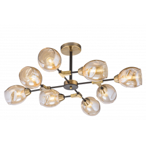 74334/8 BRONZE+BLACK (1) Люстра (RL) #