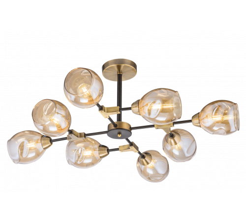 74334/8 BRONZE+BLACK (1) Люстра (RL) #