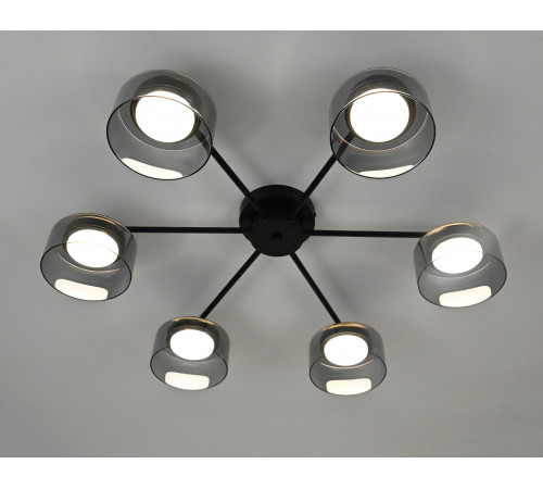 PRD-C 1158-6 BK+SMOKE (1) Люстра RL