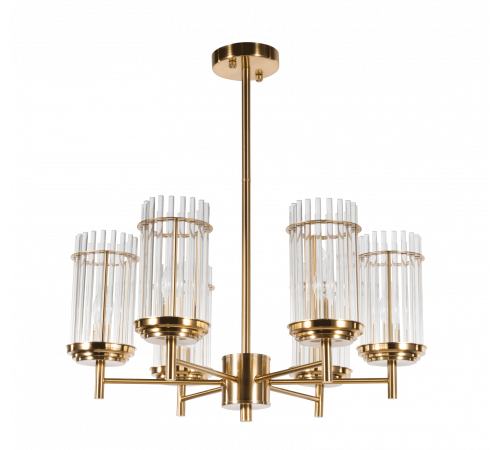 9234P/6 PT BRS (1) Люстра (NW)