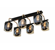 07212/6 BLACK+GOLD (1) Люстра (RL)