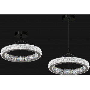 1001-500P BK+CR (1) Люстра RL