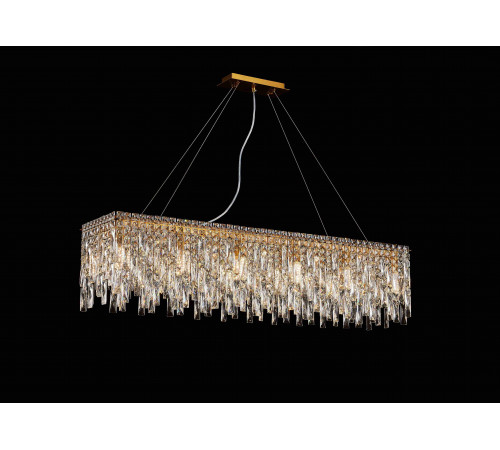 F52-L1200*W280*H270(1200) GOLD BRONZE (1) Люстра (в 2-х коробках) NW