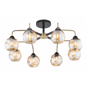 67034/8 BRONZE+BK (1) Люстра (RL)
