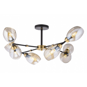 40262MD/8 MBK+AB (1) Люстра (NW)