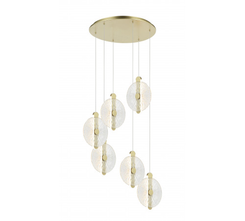 7055RMD-6BSP/CL BRASS PAINTED METAL (1) Люстра (NW) #