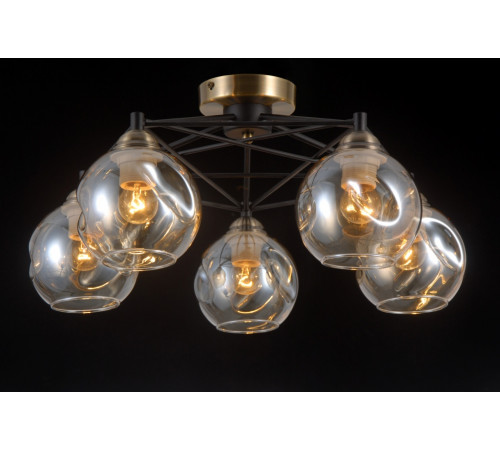 39171MD/5 MBK+AB (1) Люстра  NW